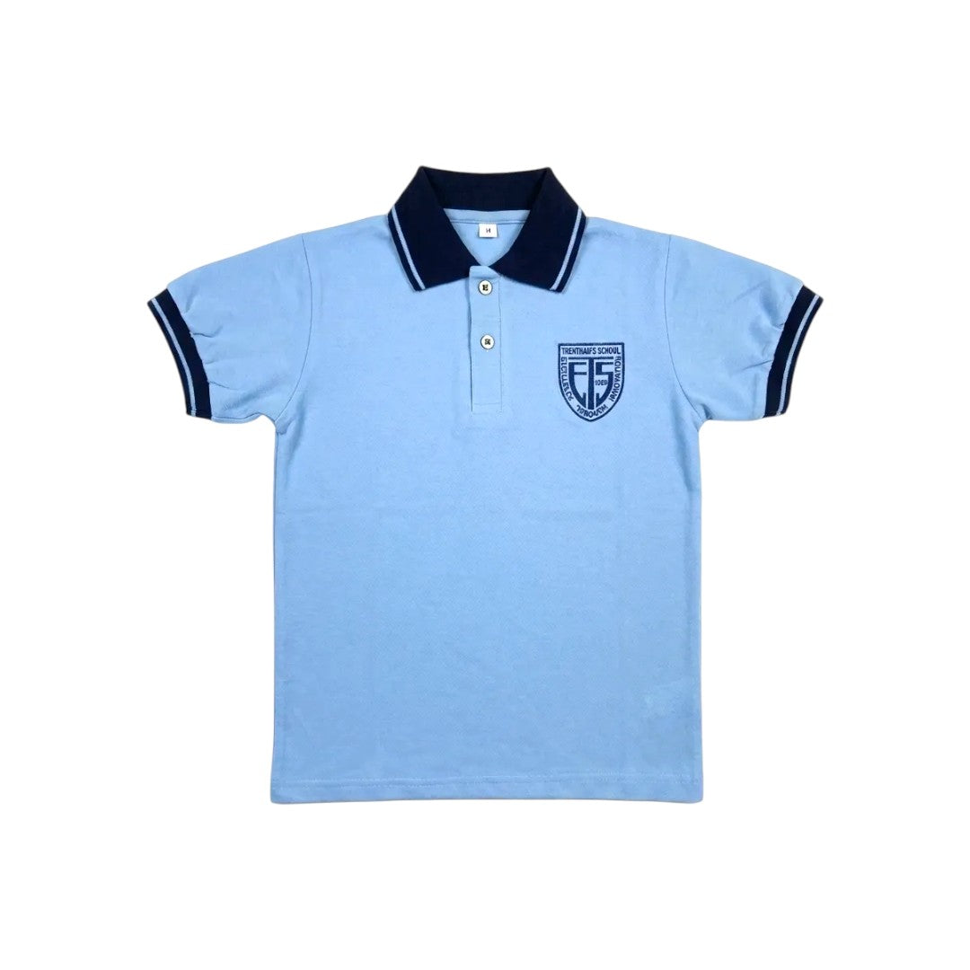 Polera deporte manga corta con insignia