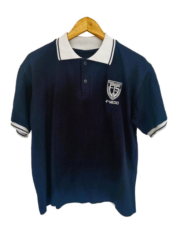 Polera Azul Marino Manga Corta