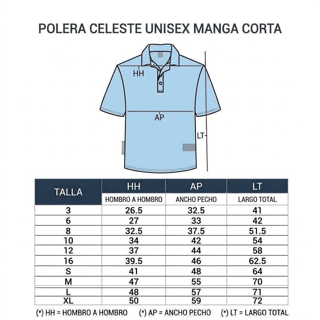 Polera deporte manga corta con insignia